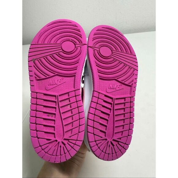 Air Jordan 1 Mid Shoes Size 12 GS Girls Nike FD8781-500 Basketball - Picture 9 of 14